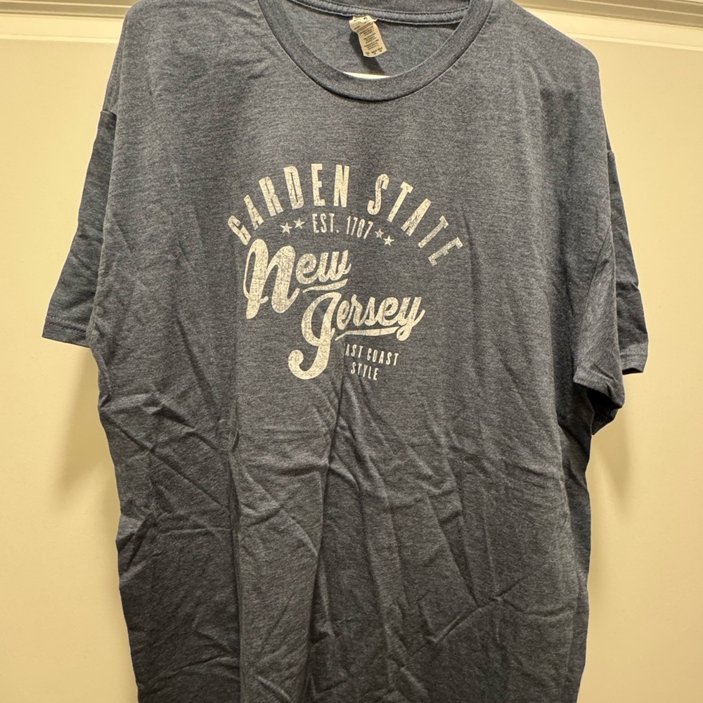Vintage Garden State New Jersey Gray T-Shirt